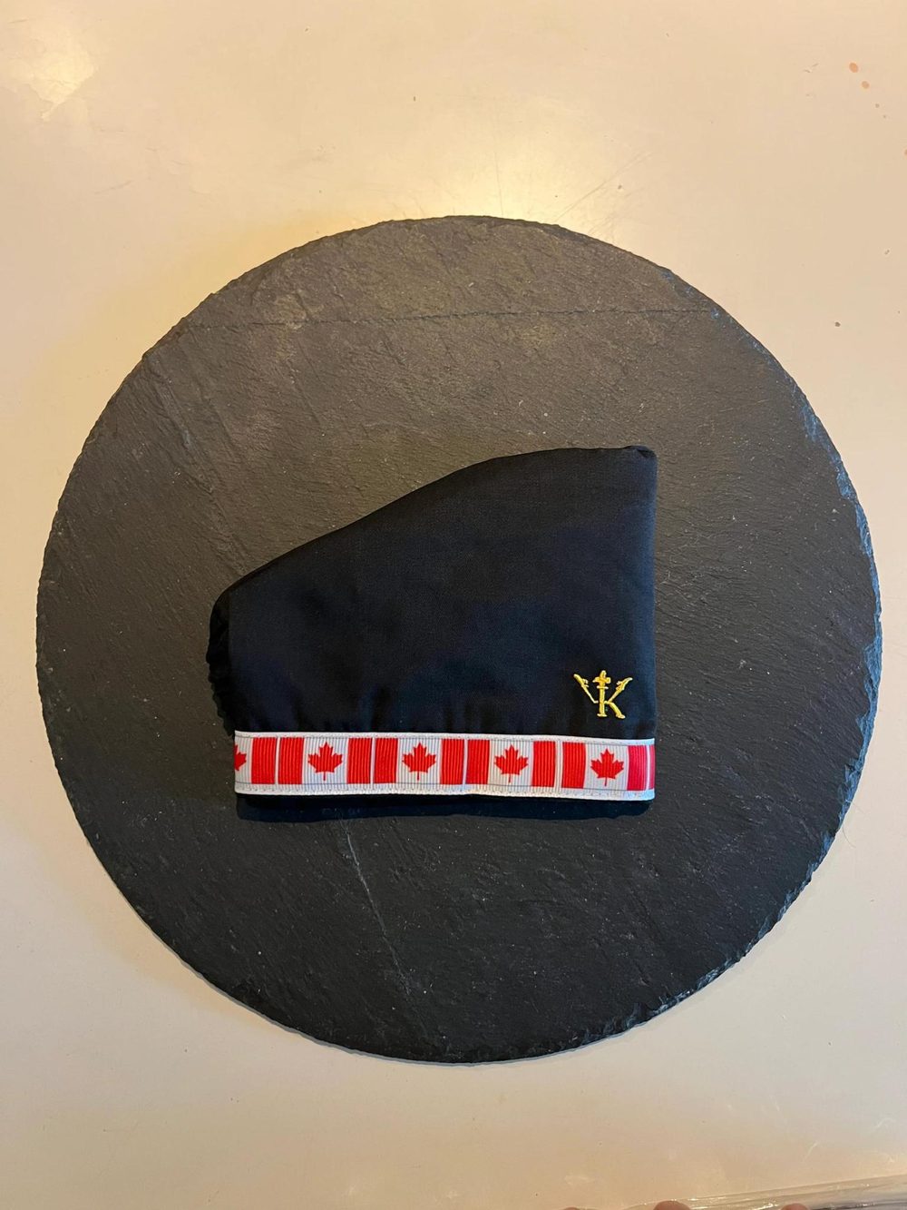 Flat-lay product photo of a scrub cap