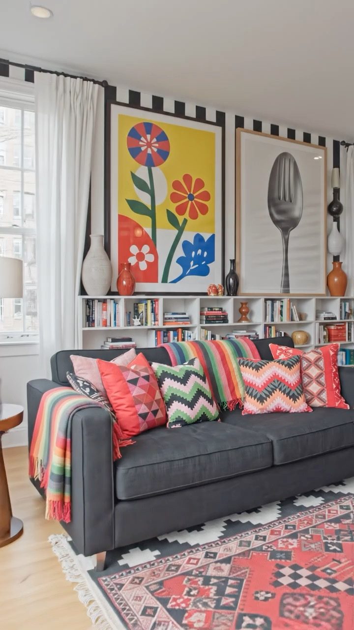 Photo of a styled living room interior